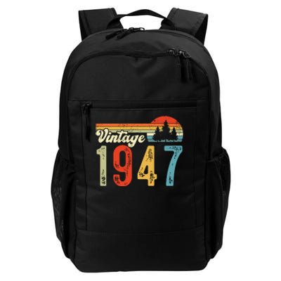 Vintage Made In 1947 Birthday Daily Commute Backpack