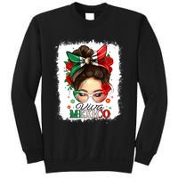 Viva Mexico Independence Day Women Girl Mexican Flag Sweatshirt