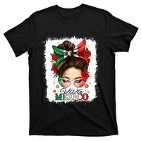 Viva Mexico Independence Day Women Girl Mexican Flag T-Shirt