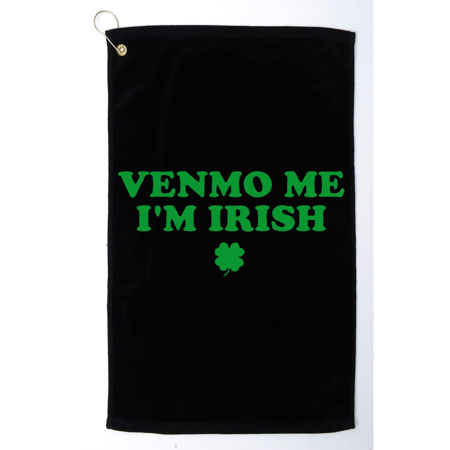 Venmo Me IM Irish Baby Gift Golf Towel