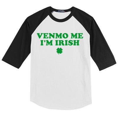 Venmo Me IM Irish Baby Gift Kids Colorblock Raglan Jersey