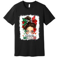 Viva Mexico Independence Day Women Girl Mexican Flag Premium T-Shirt