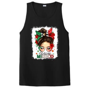 Viva Mexico Independence Day Women Girl Mexican Flag PosiCharge Competitor Tank