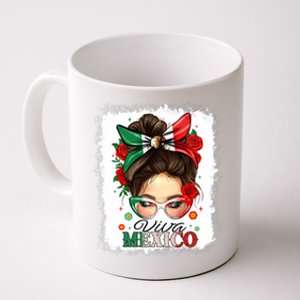 Viva Mexico Independence Day Women Girl Mexican Flag Coffee Mug