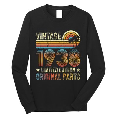 Vintage Made In 1938 86th Birthday 86 Year Old Long Sleeve Shirt