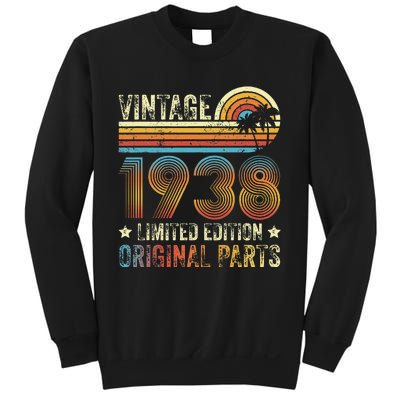 Vintage Made In 1938 86th Birthday 86 Year Old Sweatshirt