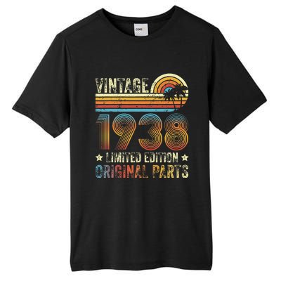 Vintage Made In 1938 86th Birthday 86 Year Old Tall Fusion ChromaSoft Performance T-Shirt