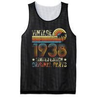 Vintage Made In 1938 86th Birthday 86 Year Old Mesh Reversible Basketball Jersey Tank