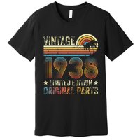 Vintage Made In 1938 86th Birthday 86 Year Old Premium T-Shirt