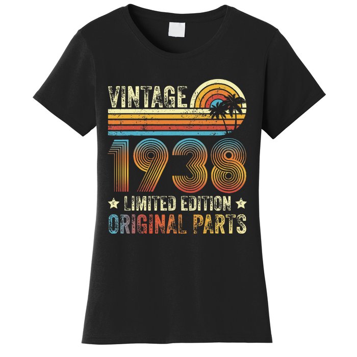 Vintage Made In 1938 86th Birthday 86 Year Old Women's T-Shirt