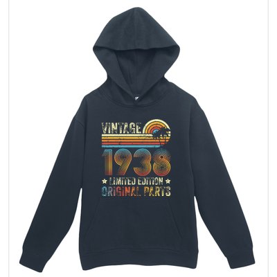 Vintage Made In 1938 86th Birthday 86 Year Old Urban Pullover Hoodie