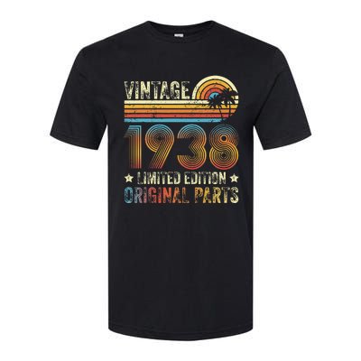 Vintage Made In 1938 86th Birthday 86 Year Old Softstyle CVC T-Shirt