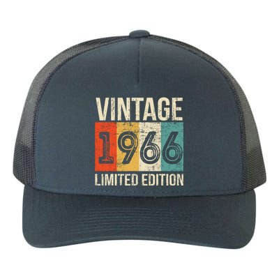 Vintage Made In 1966 Birthday Yupoong Adult 5-Panel Trucker Hat