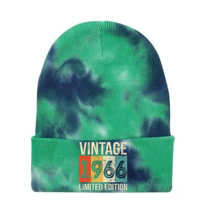 Vintage Made In 1966 Birthday Tie Dye 12in Knit Beanie