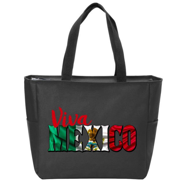 Viva Mexico Independence Day Zip Tote Bag