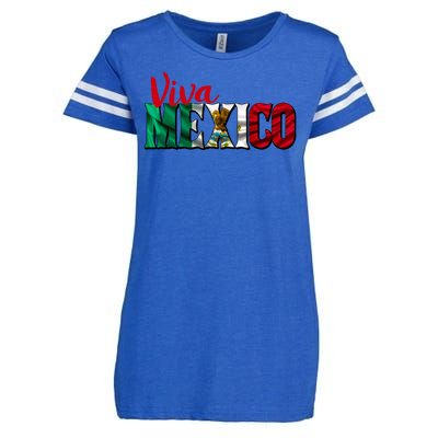 Viva Mexico Independence Day Enza Ladies Jersey Football T-Shirt