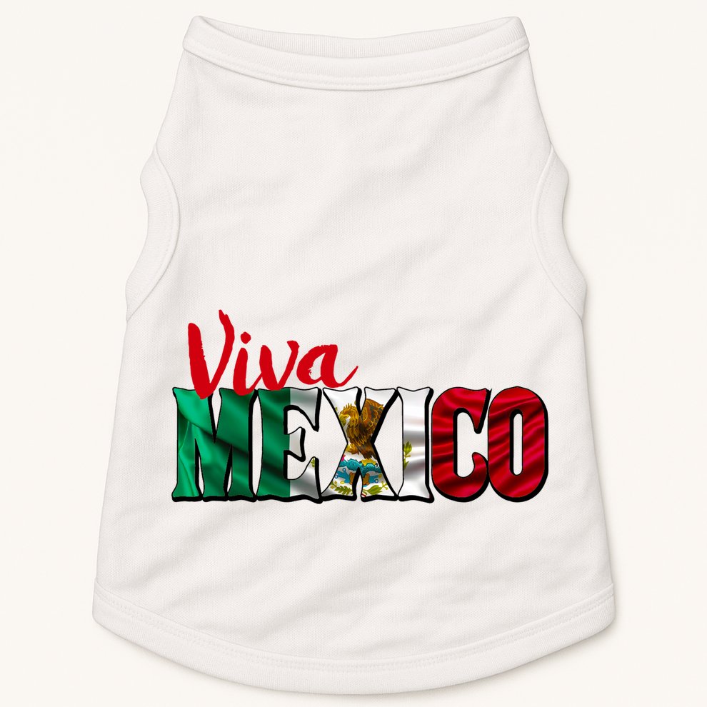 Viva Mexico Independence Day Doggie Tank