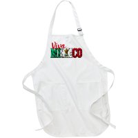 Viva Mexico Independence Day Full-Length Apron With Pockets