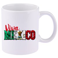 Viva Mexico Independence Day 11oz C Handle Ceramic Mug