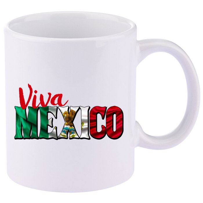 Viva Mexico Independence Day 11oz C Handle Ceramic Mug