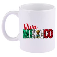 Viva Mexico Independence Day 11oz C Handle Ceramic Mug