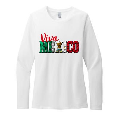 Viva Mexico Independence Day Womens CVC Long Sleeve Shirt