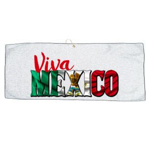 Viva Mexico Independence Day Large Microfiber Waffle Golf Towel