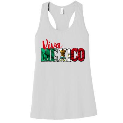 Viva Mexico Independence Day Women's Racerback Tank