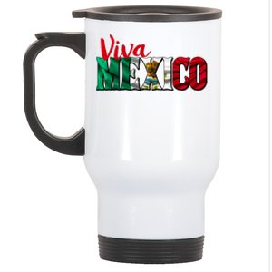 Viva Mexico Independence Day Stainless Steel Travel Mug