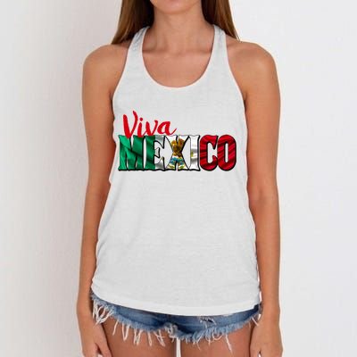 Viva Mexico Independence Day Women's Knotted Racerback Tank