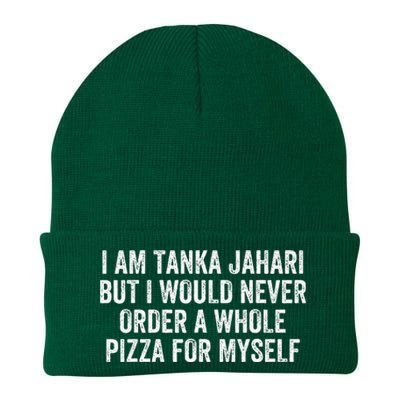 Viral Meme I Am Tanka Jahari Pizza Lover Knit Cap Winter Beanie