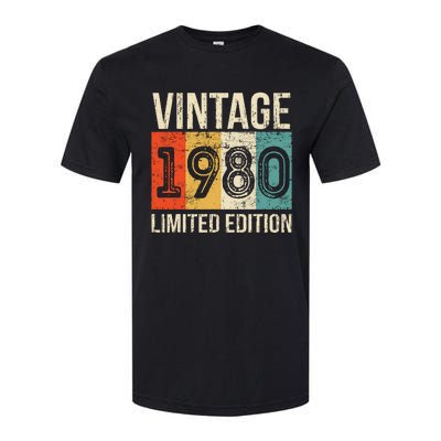 Vintage Made In 1980 Birthday Softstyle® CVC T-Shirt