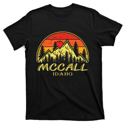 Vintage Mccall Idaho ID Mountains Hike Hiking Souvenir T-Shirt