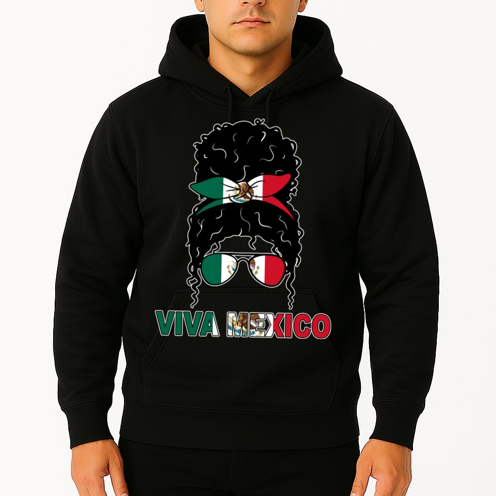 Viva Mexico Independence Day Hispanic Mexican Pride Hoodie