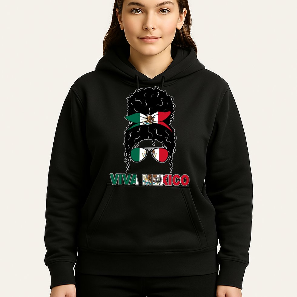 Viva Mexico Independence Day Hispanic Mexican Pride Hoodie