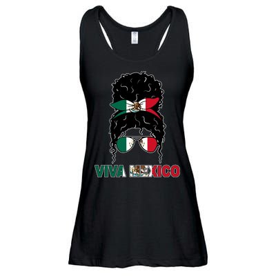 Viva Mexico Independence Day Hispanic Mexican Pride Ladies Essential Flowy Tank