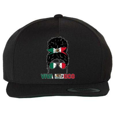 Viva Mexico Independence Day Hispanic Mexican Pride Wool Snapback Cap