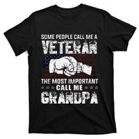 Veteran Most Important Call Me Grandpa Fathers Day T-Shirt