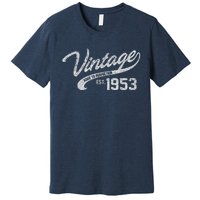 Vintage Made In 1953 65th Birthday Present Gift Premium T-Shirt