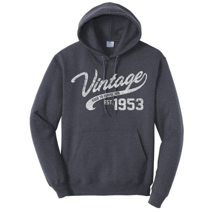 Vintage Made In 1953 65th Birthday Present Gift Tall Hoodie