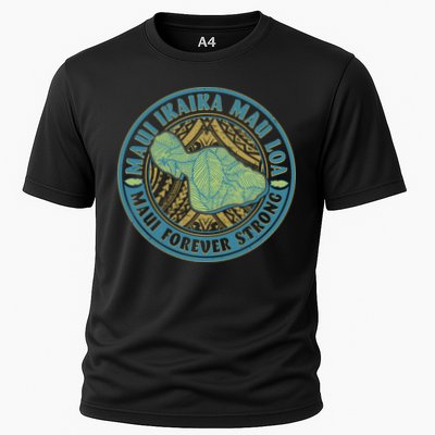 Vintage Maui Ikaika Mau Loa Maui Forever Strong Emblem Performance Shirt