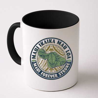 Vintage Maui Ikaika Mau Loa Maui Forever Strong Emblem Mug