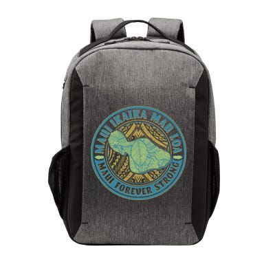 Vintage Maui Ikaika Mau Loa Maui Forever Strong Emblem Vector Backpack