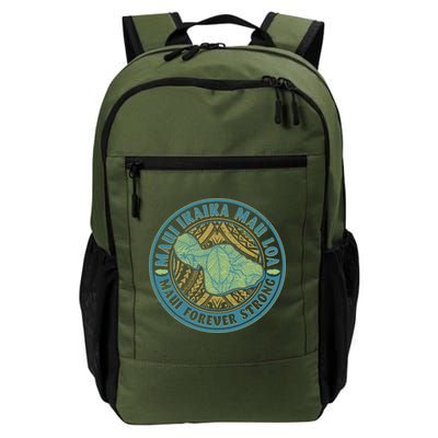 Vintage Maui Ikaika Mau Loa Maui Forever Strong Emblem Backpack