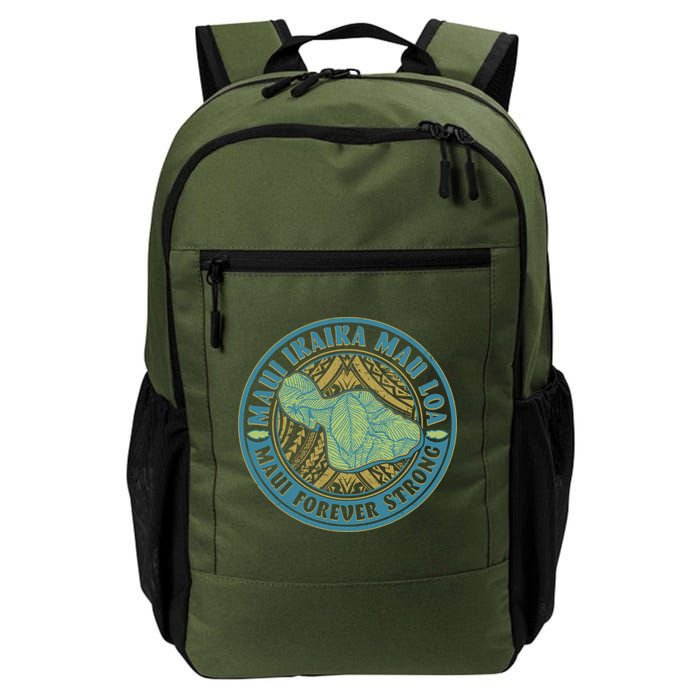 Vintage Maui Ikaika Mau Loa Maui Forever Strong Emblem Backpack