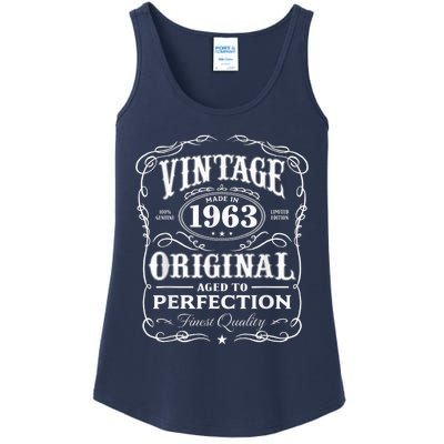 Vintage Made In 1963 55th Birthday Present Gift Ladies Essential Tank