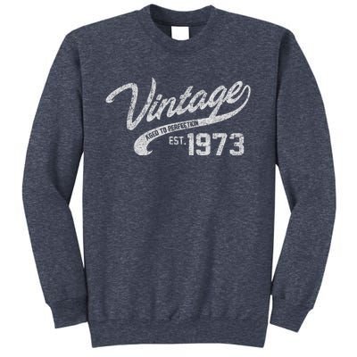 Vintage Made In 1973 45th Birthday Present Gift Sweatshirt