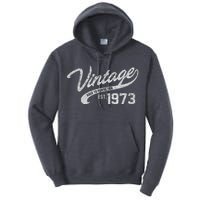 Vintage Made In 1973 45th Birthday Present Gift Tall Hoodie