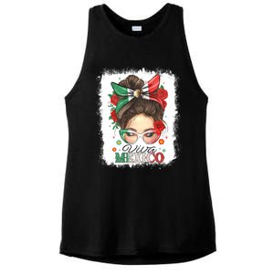 Viva Mexico Independence Day Ladies PosiCharge Tri-Blend Wicking Tank