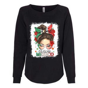 Viva Mexico Independence Day Womens California Wash Sweatshirt